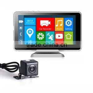 A38 1080p HD Car 170 Degree Wide Angle Dvr 6 Glass Len Good Night Vision Car Camera Pad Dashcam Recorder thumbnail-1