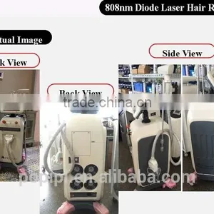3000W 808 Diode Laser Hair Removal Machine Diode For Hair Removal Symptoms Of Speckle And Telangiectasis 808 Diode Laser Fiber Back / Whisker thumbnail-6