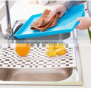 Multifunction Colorful Hallow Drain Custom Kitchen Cheap Plastic Tray thumbnail-4