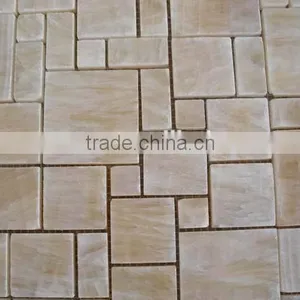 New Calacutta White Chevron Best Selling Bathroom Marble Mosaic thumbnail-1