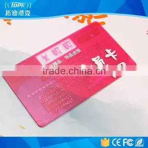 Plastic Business Cheap Clear Card With High Quality thumbnail-6