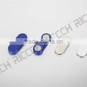 Promotional Fashion Design Magnetic Name Badges With 2 Round Discs thumbnail-4