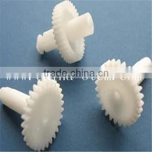 POM Plastic Injection Grey Gear thumbnail-1