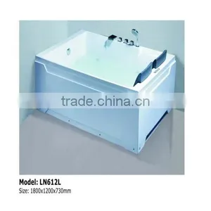 2 Persons ABS Couple Whirlpool Massage Bathtub thumbnail-1