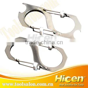 Bottle Opener Carabiner Keyrings With Custom Logo Engraved thumbnail-1