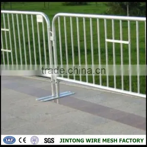 Galvanized Tube Removable Queue Barrier,crowd Control Barricades/barriers thumbnail-1