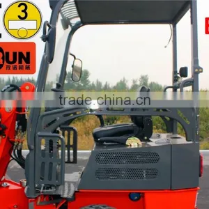 Everun ER06 Landmaschine Hydrostatik Mini Radlader/Hoflader Mit Schaufel thumbnail-4