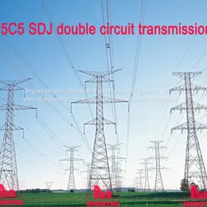 MEGATRO 500KV 5C5 SDJ Double Circuit Transmission Tower thumbnail-1