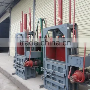 DB-10T Vertical Hydraulic Baler for Waste Paper , Plastic, Cartoon,straw,hay Packing thumbnail-2