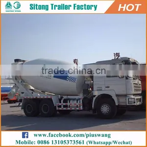 China Sitong Tri-axle Type Self Load Concrete Mixer Truck for Sale thumbnail-3