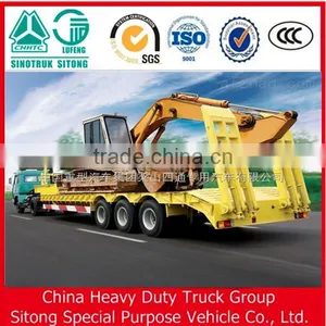 3 Axle 100T Lowboy Truck Trailer Made in China for Shopping thumbnail-6