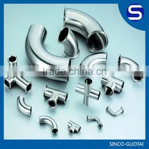 304 316 Stainless Steel Sanitary Pipe Fitting for Food Grade thumbnail-1