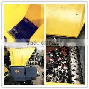 Single Shaft Shredder for PE Water Bottles thumbnail-1