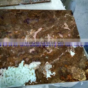 FINE QUALITY POPULAR DESIGNS RED ONYX TABLE TOPS COLLECTION thumbnail-3