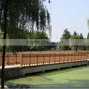 Modern Wood Plastic Composite Wpc Picket Fence Railing thumbnail-1