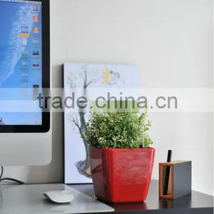 Patented Plastic Balcony Flower Pot,Unique Deck Planter thumbnail-1