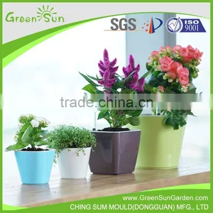 Small Flower Pot Plastic Decoration Potted Plant Pot thumbnail-1