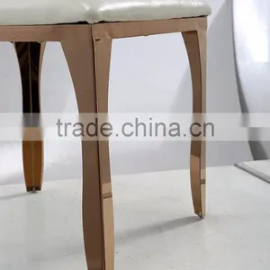Modern Design Cheap Stainless Steel Dining Chair for Wedding Furniture thumbnail-6