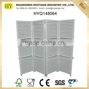 Cheap FSC Wooden Folding Screen thumbnail-1