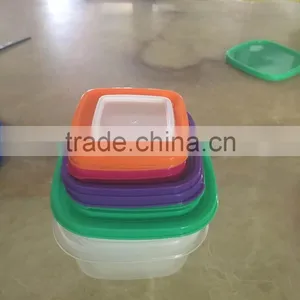10pcs Plastic Storage Square Food Small Portion Control Container Box Set thumbnail-1