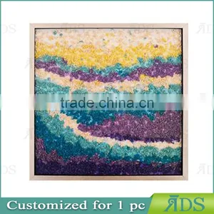 Framed Handmade Saw Dust Wooden Wall Art thumbnail-3