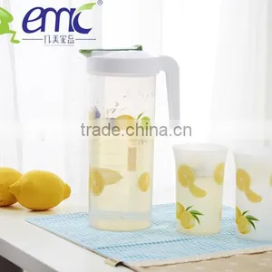 1200ml PP Plastic Water Bottle With Two Cups thumbnail-1