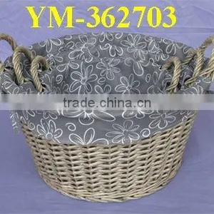 Set/3 Wicker Storage Basket thumbnail-1