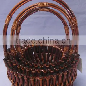 Christmas Decorative Willow Flower Basket thumbnail-1
