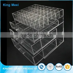 Acrylic 3 Tier Shelf Jewelry Drawer Display Stand thumbnail-5