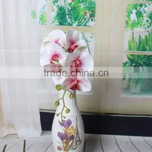 Home Table Decorative Silk Artificial Big Flower Phalaenopsis thumbnail-3