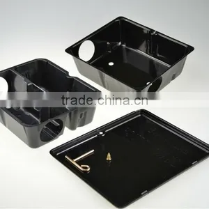 Galvanized Steel Tamper-Resistant Rodent Bait Station With Black Powder Coat SX-5011 thumbnail-3