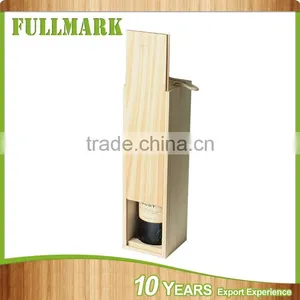 Cheap Double Glass Bottle Wooden Wine Box thumbnail-1