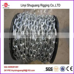 China OEM Stainless Steel Welded Twisted Link Chain thumbnail-1