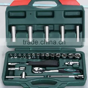 25pcs 1/4" Dr.Socket Wrench Set thumbnail-1