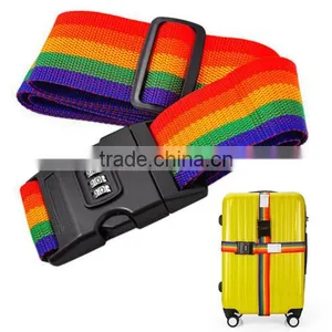 Travel Luggage Suitcase PASSWORD Secure LOCK Durable Nylon Packing Strap Belt thumbnail-1
