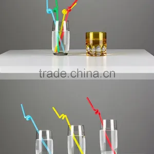 100pcs a Bag Flexible Colorful Plastic Drinking Straw thumbnail-3