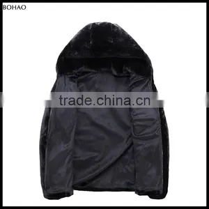 2016 Hot New Design Jacket Mink Fur Short Hair Men Coat thumbnail-1