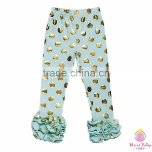 Wholesale Kids Ruffles Pants Baby Girl Ruffle Pants thumbnail-4