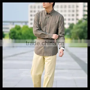 New Style Best Selling Products Cotton Long Sleeve Double Button Collar Shirt thumbnail-1