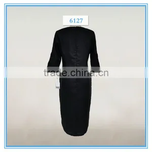 Indian Ladies Embroidery Linen Dress thumbnail-3