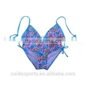 Blue Sexy Baby Girl Bikini Swimwear Suits thumbnail-1