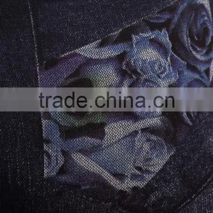 MGOO Custom Cheap Price Faux Denim Leggings High Waist Spandex Pants Foshan Manufacturer Yoga Wear thumbnail-4
