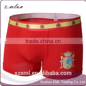 Men New Design Football Printed Seamless Cotton/modal Underwear/men Boxer Shorts thumbnail-3