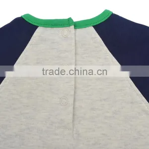 High Quality 100% Cotton Interlock Custom Baby Knit Romper thumbnail-3