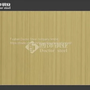AISI 304 HL Surface Stainless Steel Sheet/plate,golden Stainless Steel Plate thumbnail-3