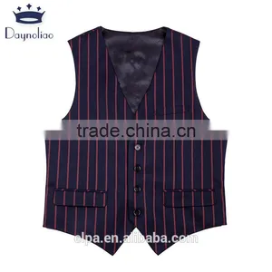 Daynoliao 2016 Double Breasted Vertical Stripe T/R Material Hot Sale Offical Men's Suits thumbnail-4