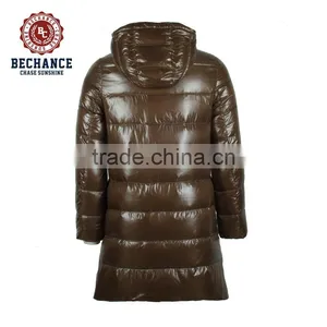Women's Fashion Winter Long Down Coat Jackets Factory thumbnail-3