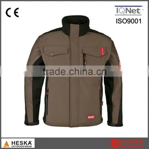 Outdoor Gear 3 Layer Work Softshell Jacket Man Coaches Jacket thumbnail-2