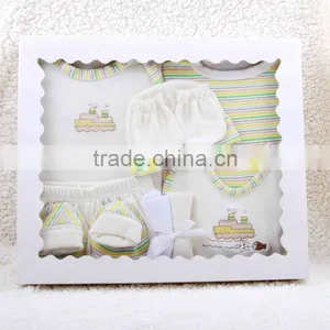 Baby 9pcs Clothing Gift Set Box/baby Wear/carters Baby Clothing/baby Garments thumbnail-1