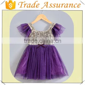 Hot Sale Design Party Dress Princess Sequins Toddler Tulle Lace Tutu Party Wear Western Dress From China thumbnail-1